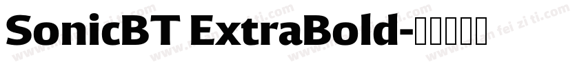 SonicBT ExtraBold字体转换